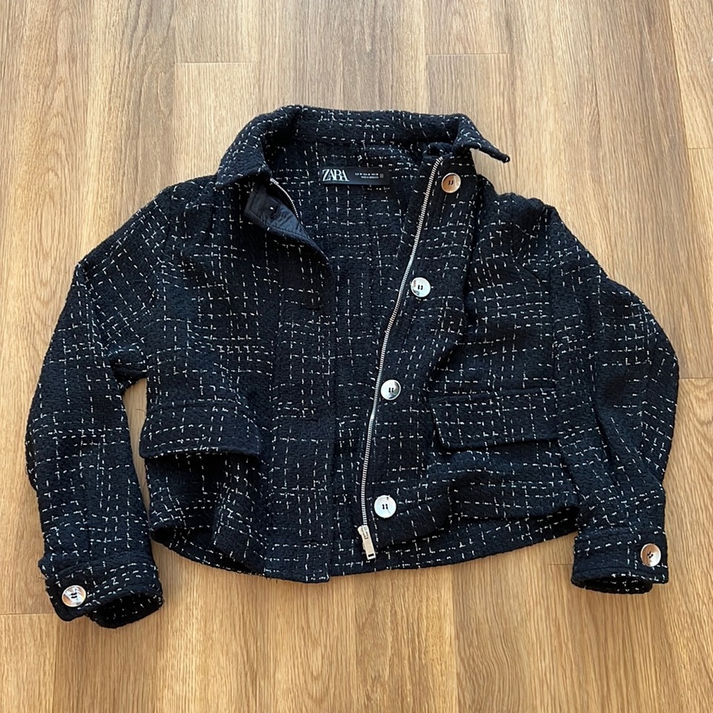 Zara crochet jacket